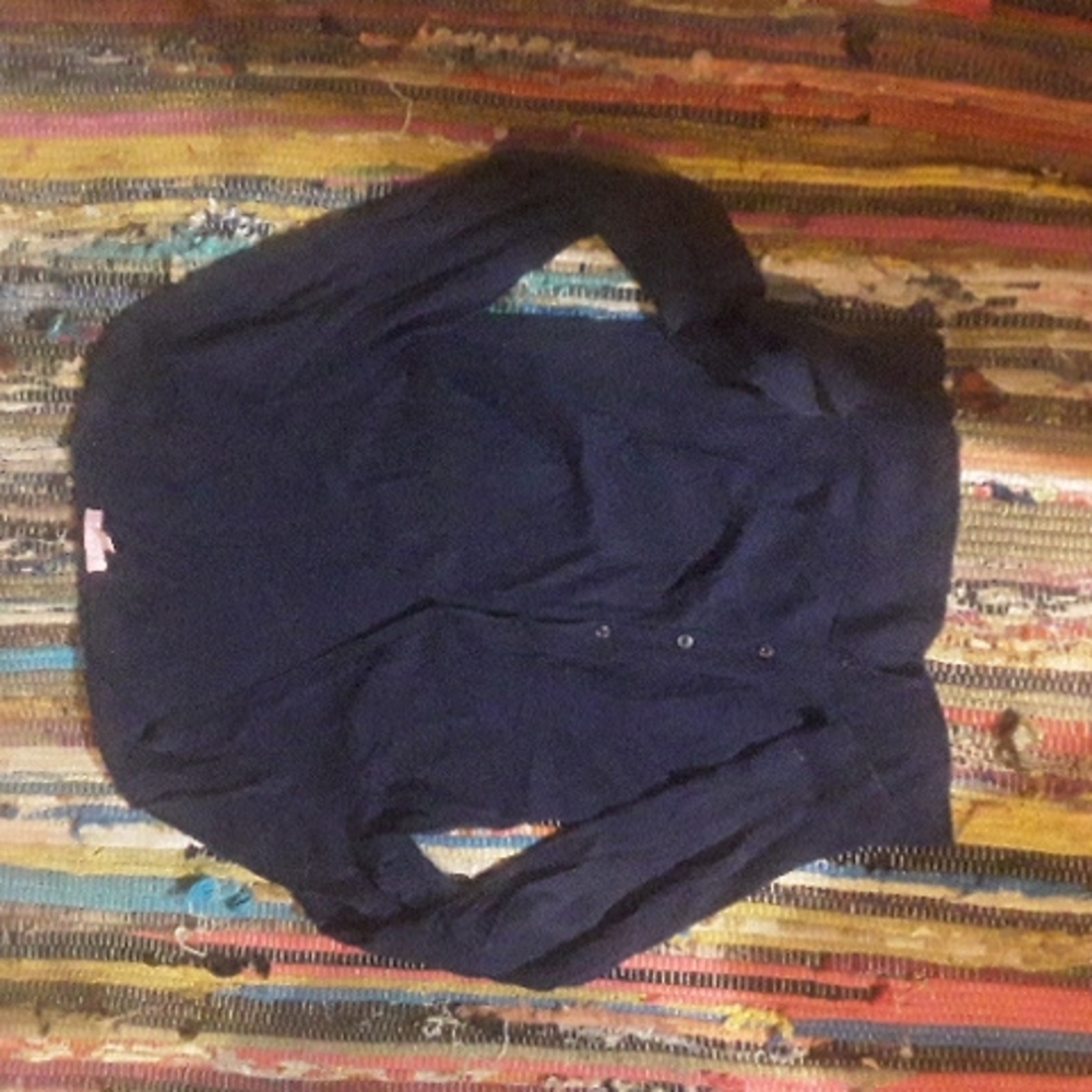 Lilly Pulitzer Navy blue cardigan size L - Picture 3 of 4